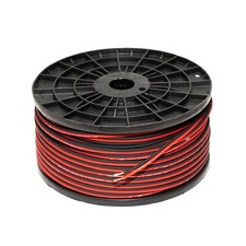 20 METRES OXYGEN FREE COPPER 16 GAUGE RED/BLACK SPEAKER WIRE OFC 16 AWG 