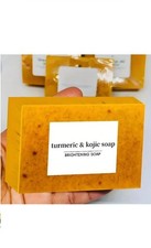 2 Pack Tumeric Lemon  Kojic Acid Soap Skin Whitening Dark Spot Remover 3.53oz