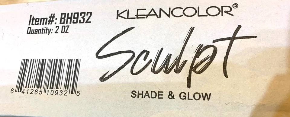 KleanColor Sculpt Shade & Glow (Box of 24)  with 4 Shades Included Free Ship #4 - Image 2 of 2