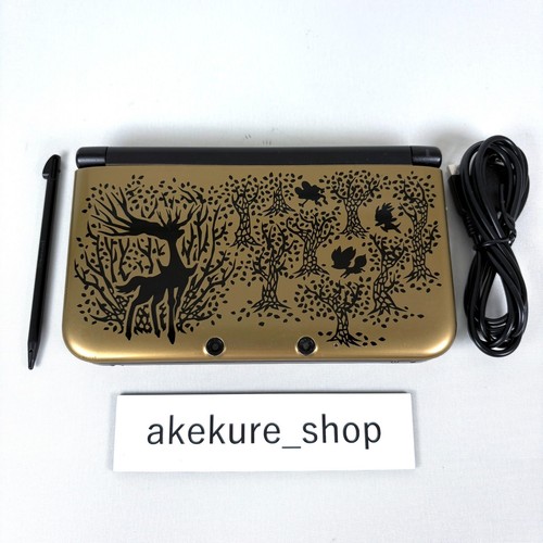 Nintendo 3DS XL LL Pocket Monsters X Y Bundle Premium Gold Edition NTSC-J - Picture 2 of 23