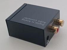 Digital to Analog Audio Converter 32KHz 44.1KHz 48KHz 96KHz RCA Coaxial Optical