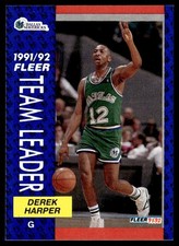 1991-92 Fleer Derek Harper Dallas Mavericks #377