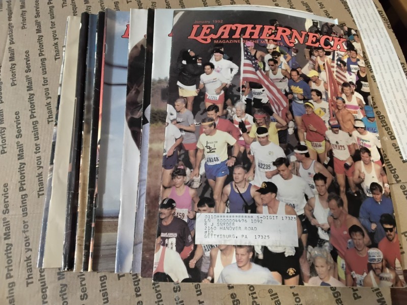 12 issues Of Leatherneck Marines Magazine Jan -Dec 1992 vg