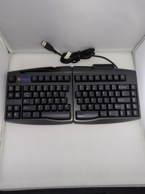 Goldtouch Security Ergonomic Adjustable USB Keyboard  KFK-E90YK. SHIPS FREE.