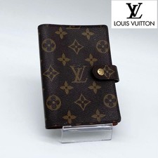 Excellent Condition Louis Vuitton Leather PVC Monogram Agenda PM Notebook Cover