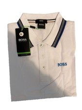 Image of Hugo Boss Men's Polo Shirt Short Sleves Size L Regular Fit