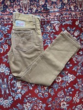 VTG Retro 1970s Sears Western Roebuck Long Pants Kids Sz 12 Perma Prest Brown