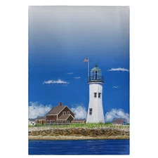Betsy Drake Scituate Lighthouse Guest Towel