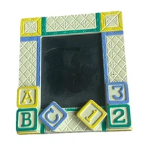 Vintage 90’s Baby/Child Picture Frame; Mini Frame; ABC’s & 123’s; 3.25x3.75”