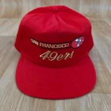 Vtg San Francisco 49ers Snapback Hat Classic Script American Needle Pro NFL