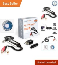 Live Audio Recording Conversion with USB Audio Capture Card for Mac Windows