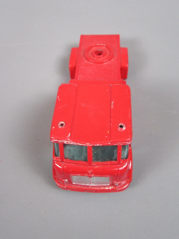 D744 Vintage 1963 Matchbox 15 UK Merryweather Fire Engine Red King Size Lesney - Image 3 of 4