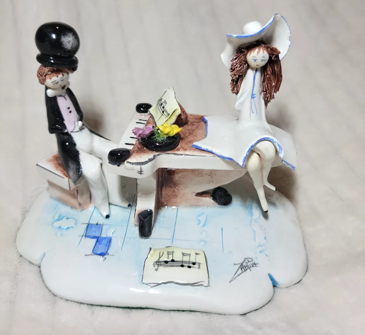イタリア製　Zampiva（ザンピバ）アーティスト絵画絵描きオブジェ陶器製置物 Zampiva In Italian Art Pottery for sale | eBay