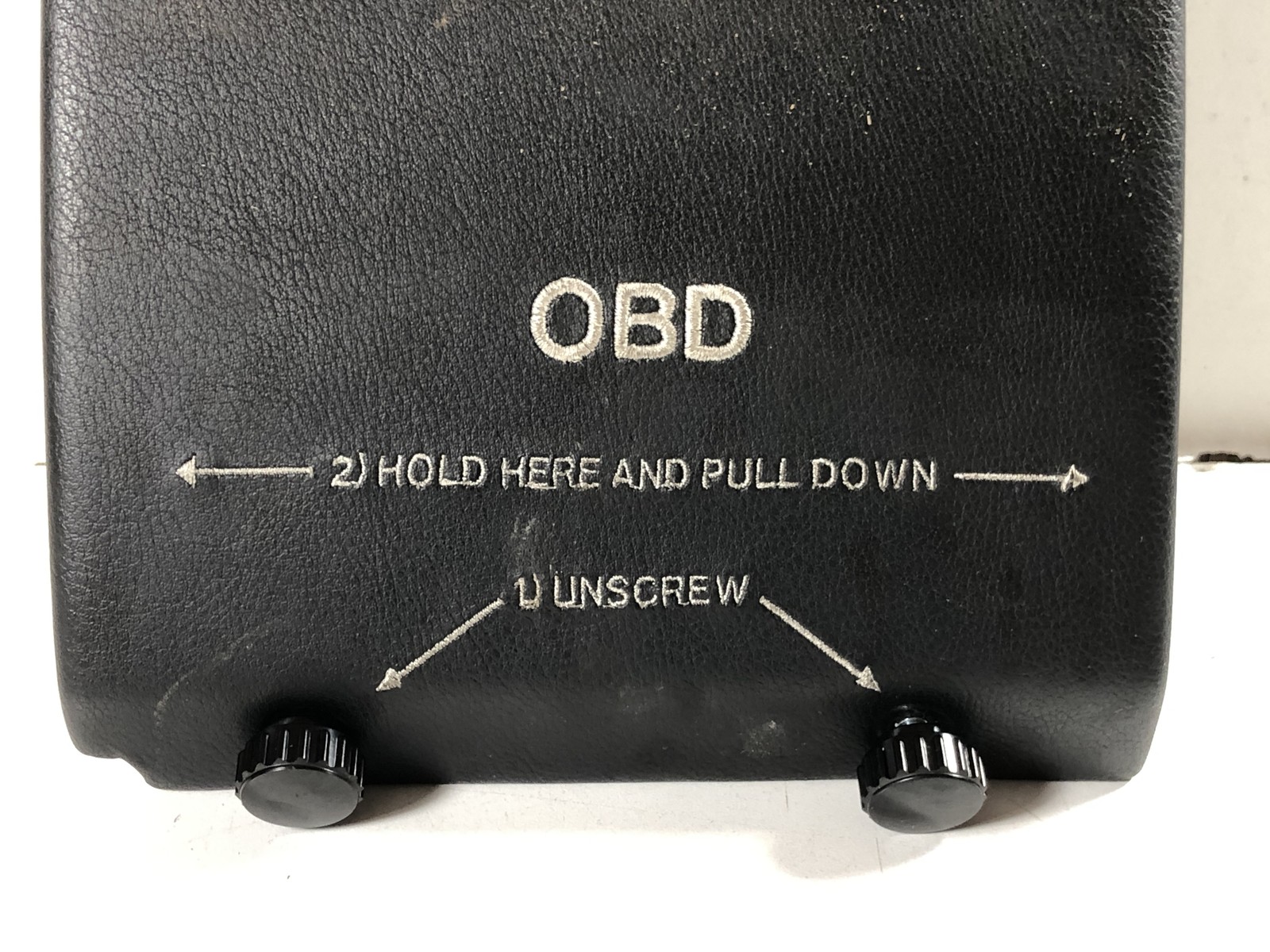 09-13 Maserati Quattroporte M139 OBD Plug Cover Panel Trim Black OEM 10 11 12