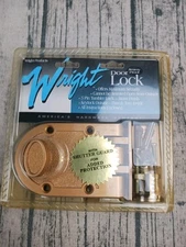 Wright Door Lock / Deadbolt / Jimmy Proof - Brand New / Sealed