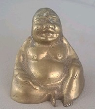 Small Brass Buddah Statue. 2.4" Tall. 
