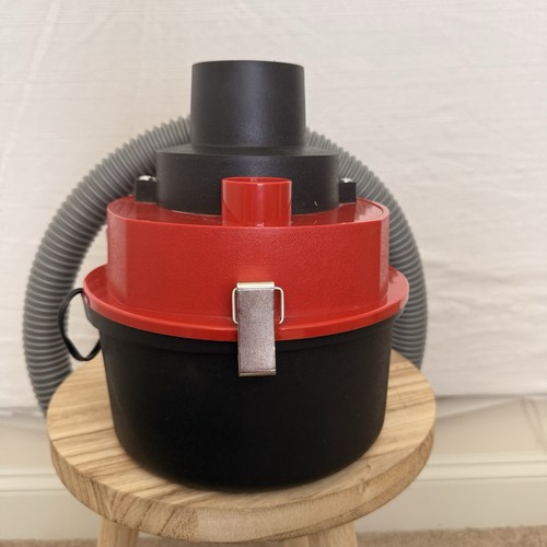 12 Volt Portable Wet/Dry Auto Vacuum with Nozzles 6 Pc Set - Red/Black