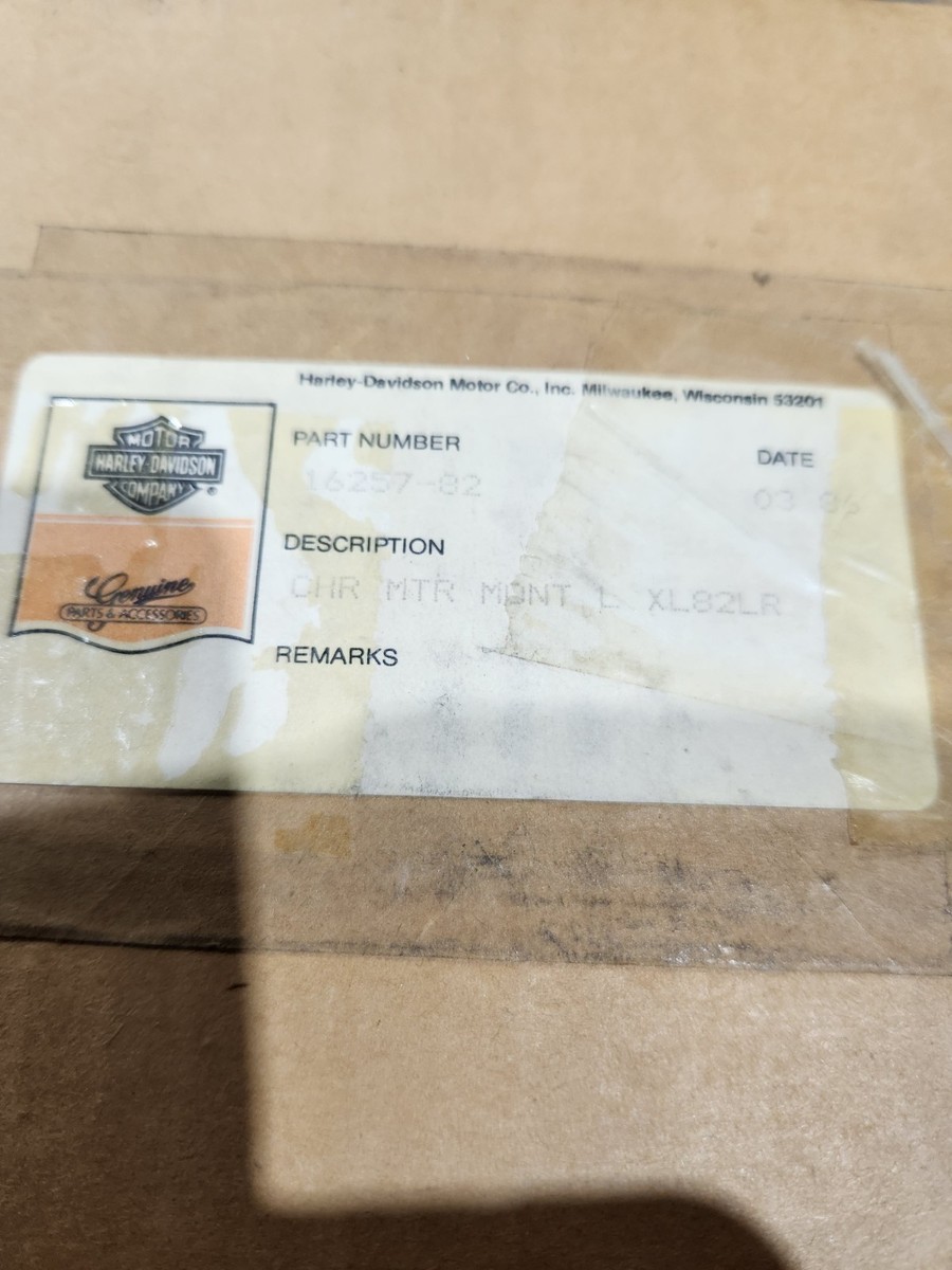 NOS Harley-Davidson 1982-1984 Sportster Chrome Left Motor Mount