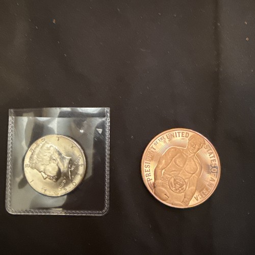 2024 D Kennedy 1/2 Dollar And a 1 Oz Trump Round