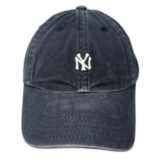 American Needle MLB New York Yankees Blue White One Size Baseball Cap Logo NY