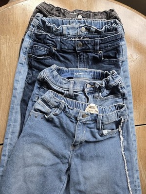 Girls Jeans Lot Of 5 Size 10 To 12 (Old Navy, Cat And Jack, Jane & Mercer