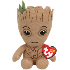 TY Beanie Babies Marvel Groot 8" Beanie Baby - New, With Tags