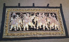  Elephants Wall Tapestry Thailand? 59"X 31 1/2"