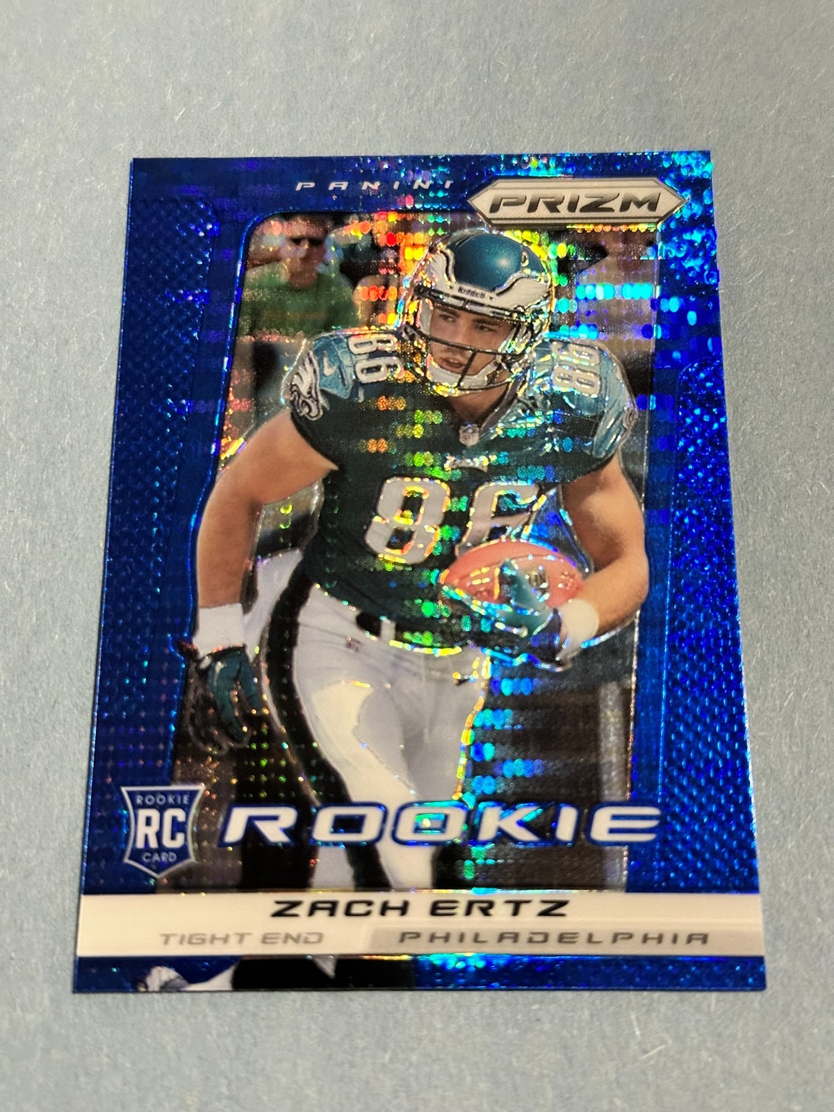 2013 Panini Prizm - Zach Ertz #300 Blue Pulsar Prizm RC