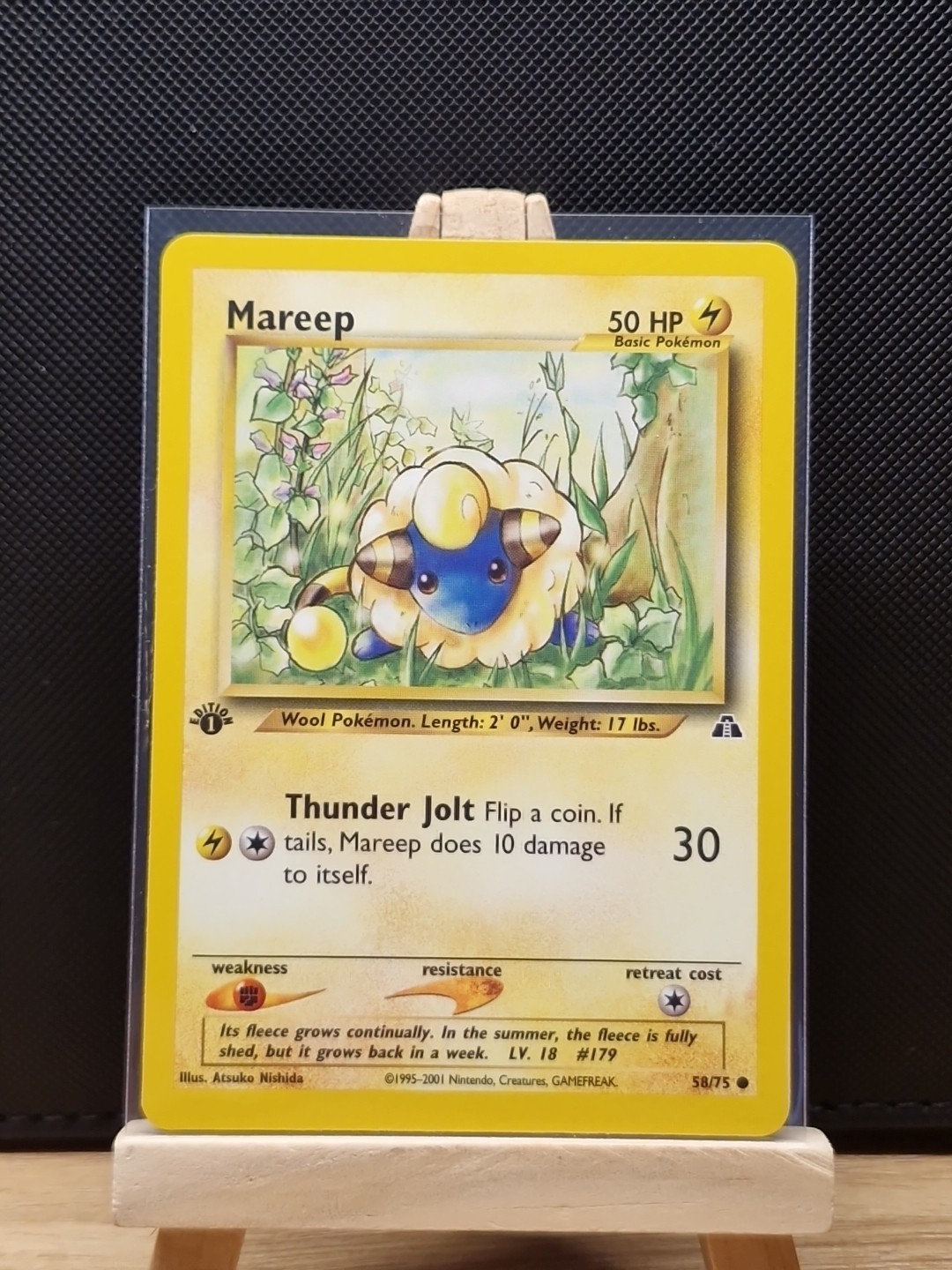 Pokémon TCG 2001 Neo Discovery 1st Edition Mareep 58/75 - Near Mint