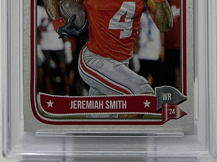Jeremiah Smith Rookie PSA 10- 2024 Onyx Vintage -Ohio State University -Phenom view 3