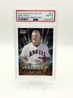 2020 Topps Stadium Club Chrome Mike Trout Beam Team #BT2 Orange Ref. /25 PSA 10