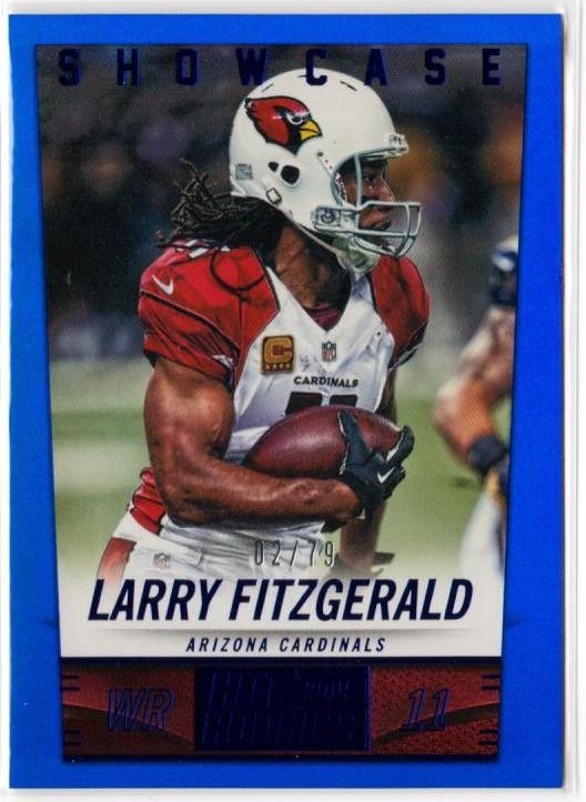 2014 Panini Hot Rookies Showcase Blue /79 Larry Fitzgerald #2