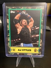 2025 Topps WWE x BAPE AJ Styles Base Camo #12