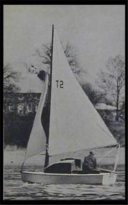 13' Sailboat Tinkerbelle II HowTo build PLANS *One man sailed it across Atlantic