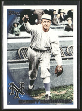 Christy Mathewson 2010 Topps Legend Image Variation Card SP #80 New York Giants