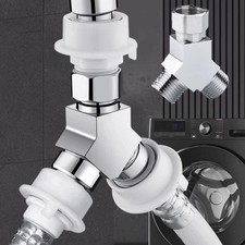 4 Points Faucet Inlet Valve G1/2 Triangle Valve Heater Water Stop Valve, Y-Valve