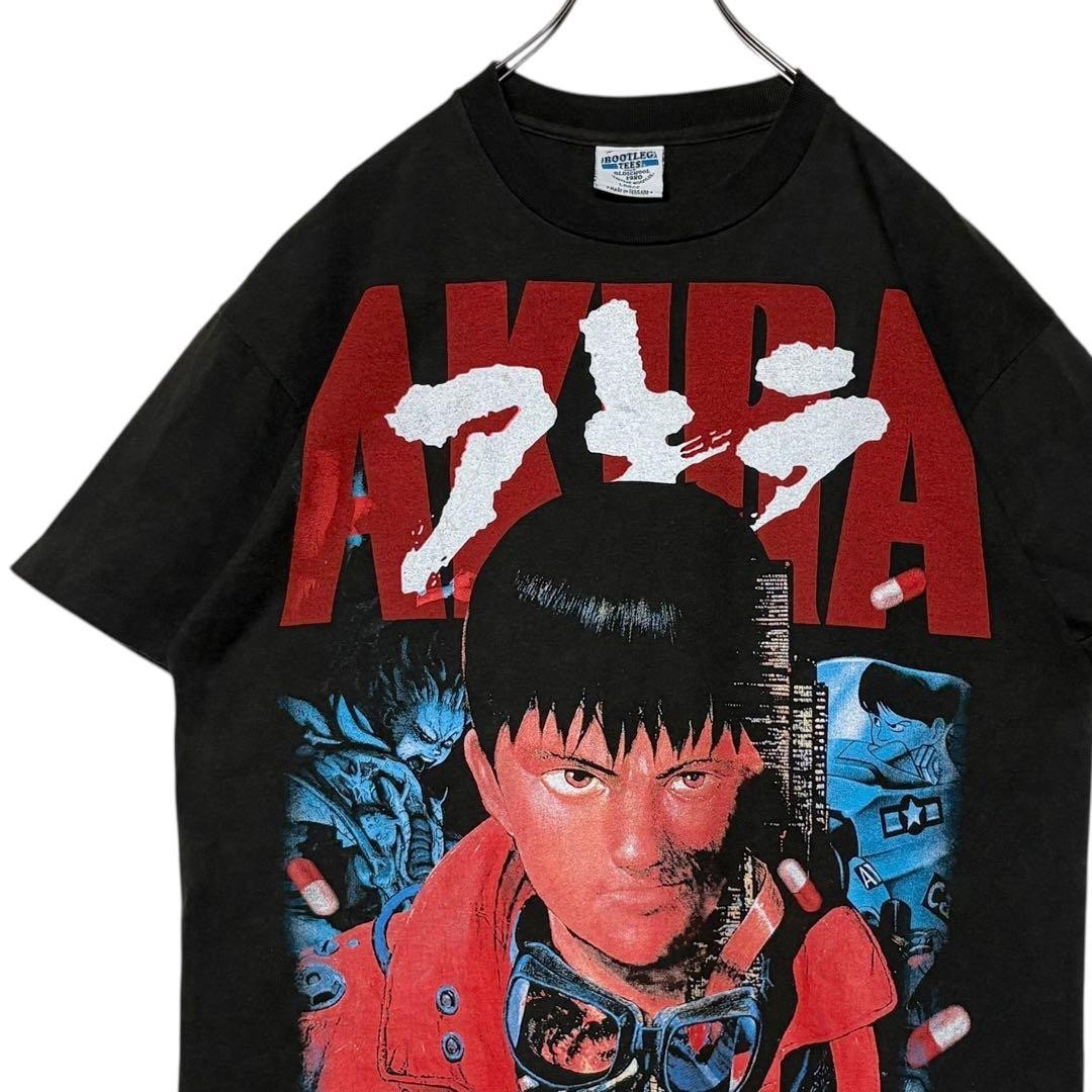 Vintage 90s Akira Anime Graphic T Shirt  Rare black L size