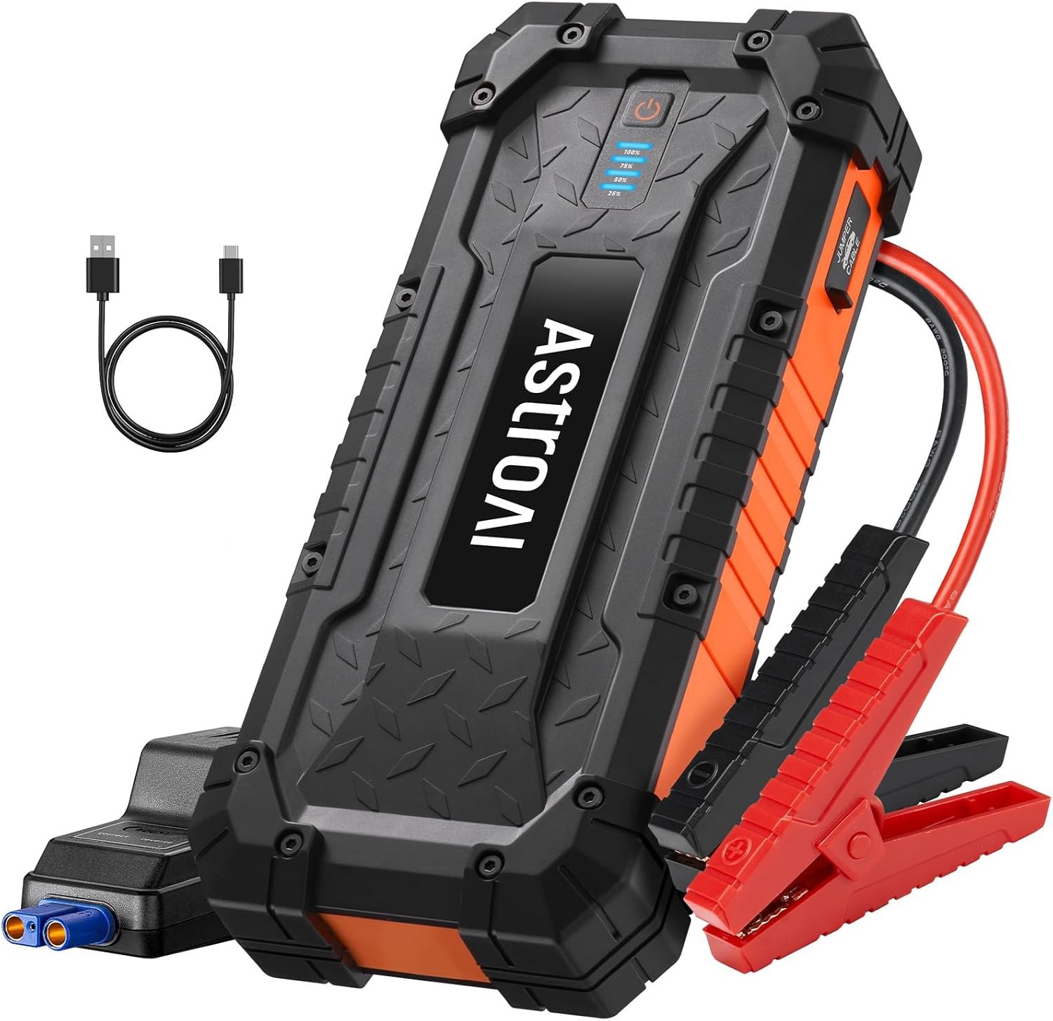 AstroAI S8 Ultra 4000A Car Jump Starter, Jump Box up to All Gas Engines NEW