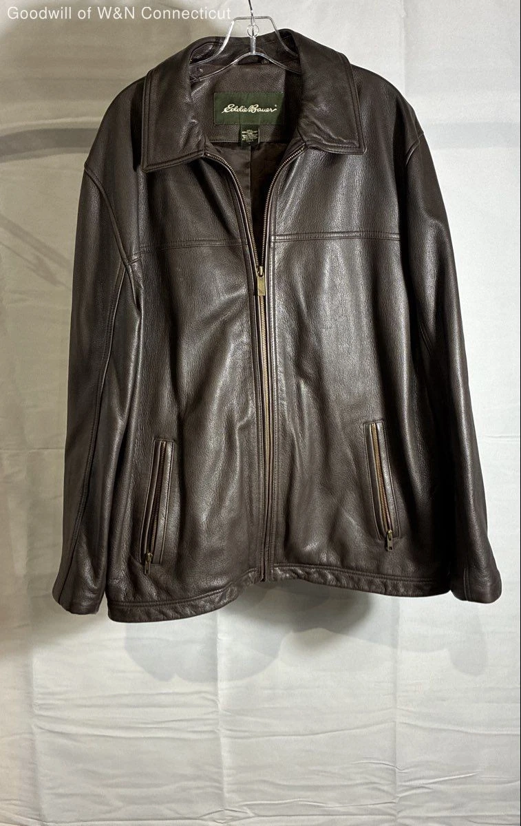 Eddie Bauer Leather Outer Shell Coats, Jackets & Vests for Men for