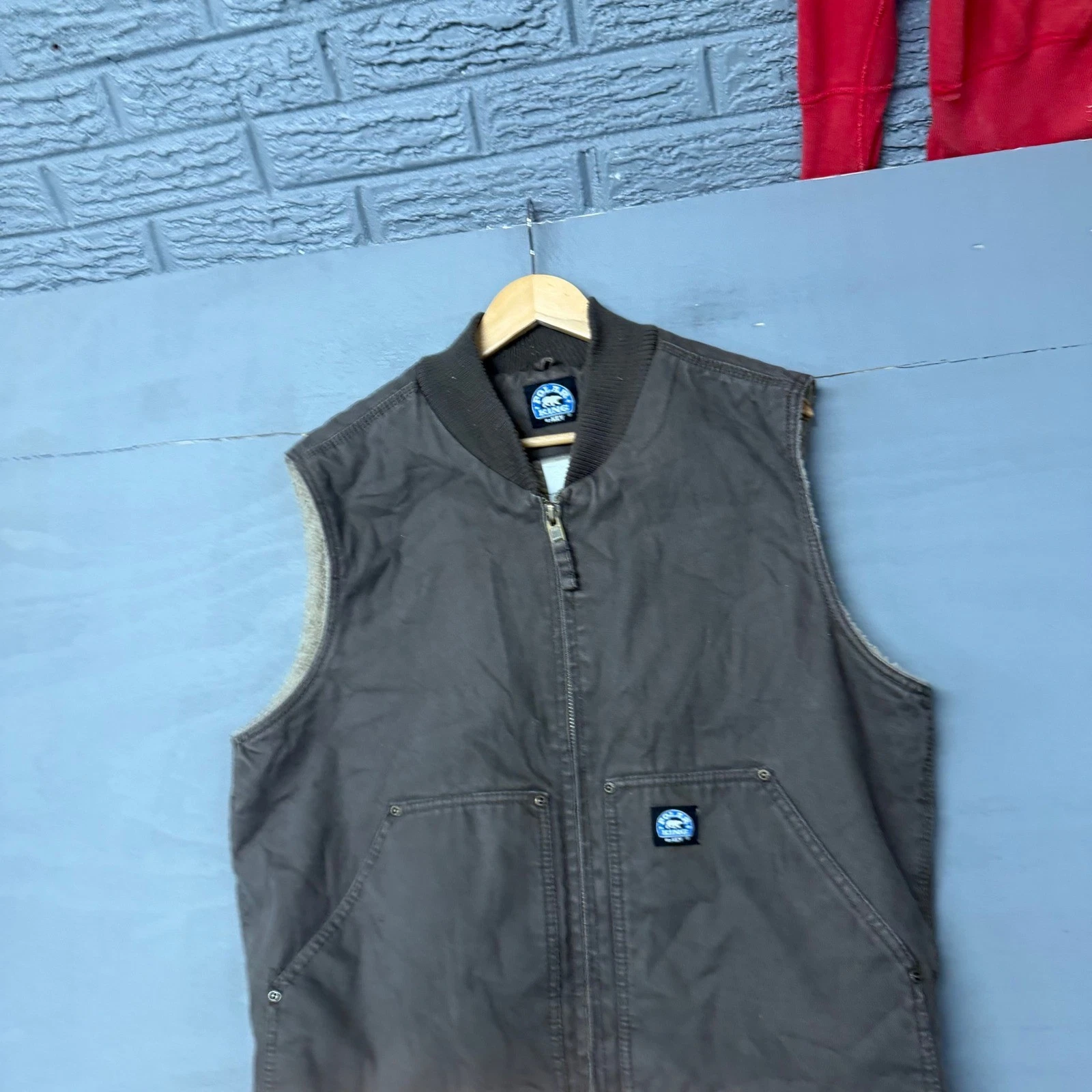 Polar King by Key Mens Sherpa Lined Cotton Duck Workwear Vest Brown Medium MR
Opens in a new window