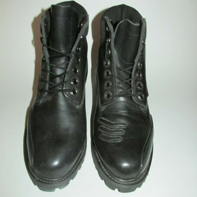 Icon Standard Motorcycle Black Leather Boots Men’s Size 10 Icon El Bajo 2 CE Boots - RevZilla main image 3