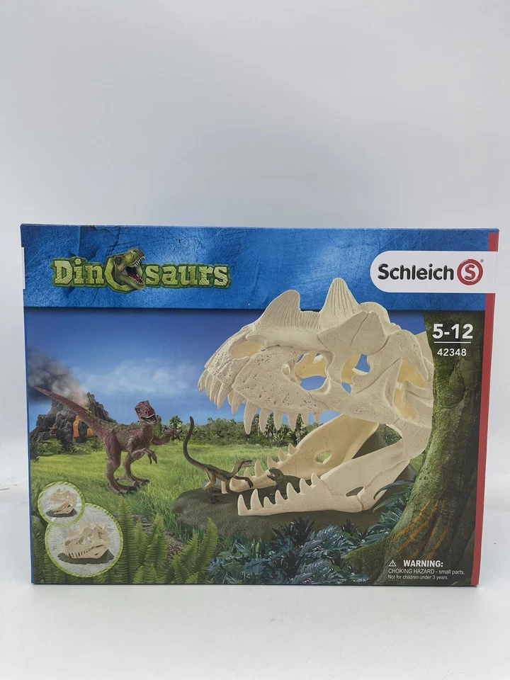 Schleich Dinosaurs Large Skull Trap with Velociraptor Playset - Image 2 of 2