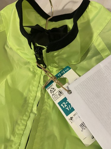 Chaqueta impermeable Decathlon Visibility nueva con etiquetas edad 12-13 años - Imagen 4 de 6