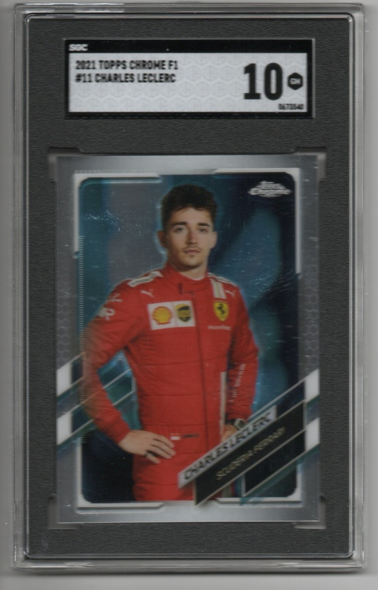 2021 TOPPS CHARLES LECLERC シャルル ルクレール 2021 Charles Leclerc Topps Chrome F1 SGC 10 | eBay