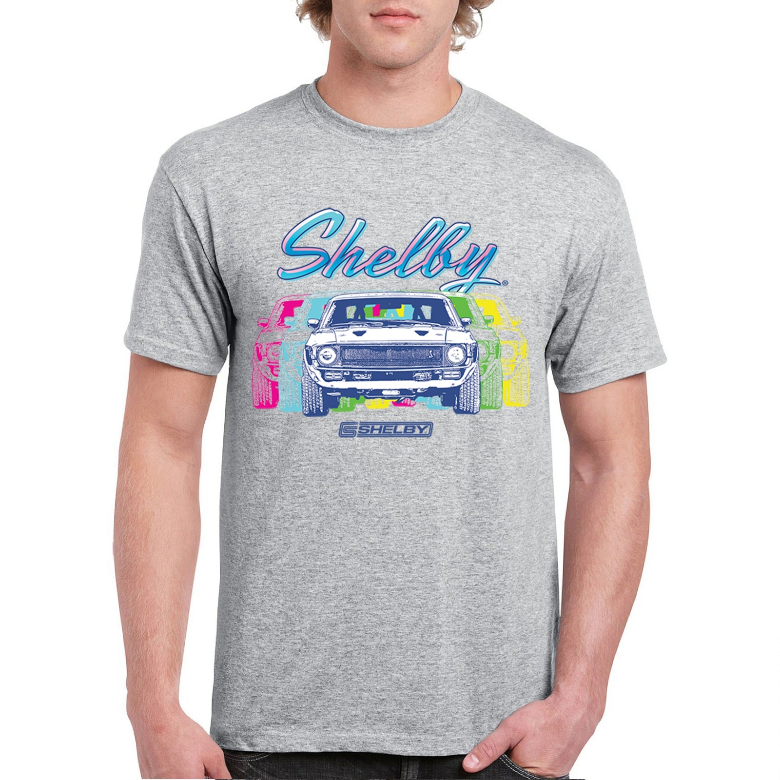 ALTRA T shirt 1967 Shelby GT500 Mustang Racing Cobra GT powered by Ford Maglietta Uomo