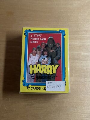 Topps 1987 Harry and the Hendersons 77 card base set MINT