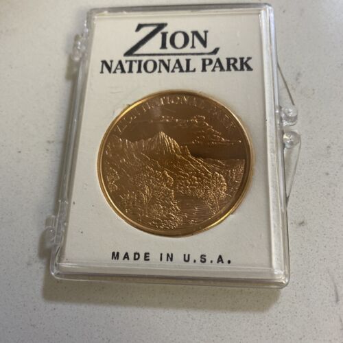 ZION NATIONAL PARK COLLECTORS COIN IN PACKAGE
