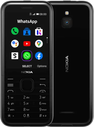 Original Nokia 8000 4G 2020 Dual Sim Unlocked Cell Phone 4GB ROM KaiOS GPS WIFI - Afbeelding 7 van 11