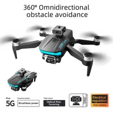 Foldable FPV RC Drone 8K HD 5G Wifi Camera GPS Quadcopter Brushless +3 Battery