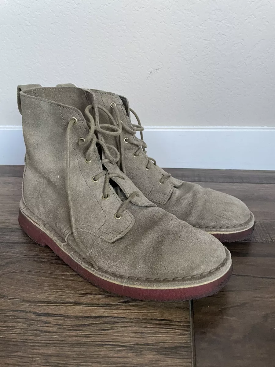 Clarks Desert Mali Taupe Mens | eBay